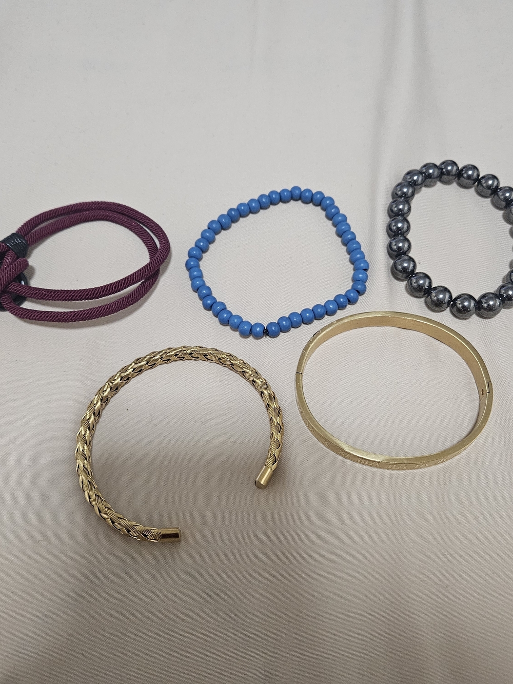Set Of 5 Bracelets Unisex Women Men